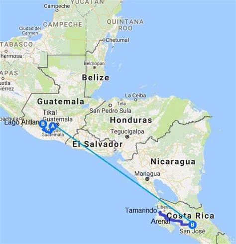 vuelos desde costa rica a guatemala